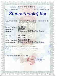Živnostenský list