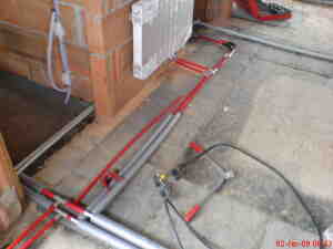 Instalace topení Rehau